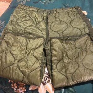 US Military quilted pants